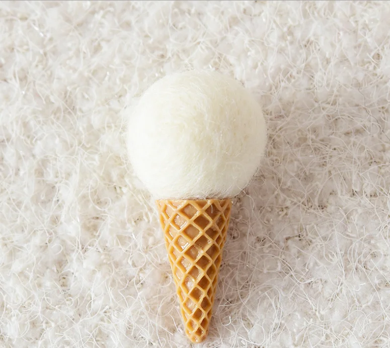 Wholesale Wool Felt Ice Cream Crafts Supplies 