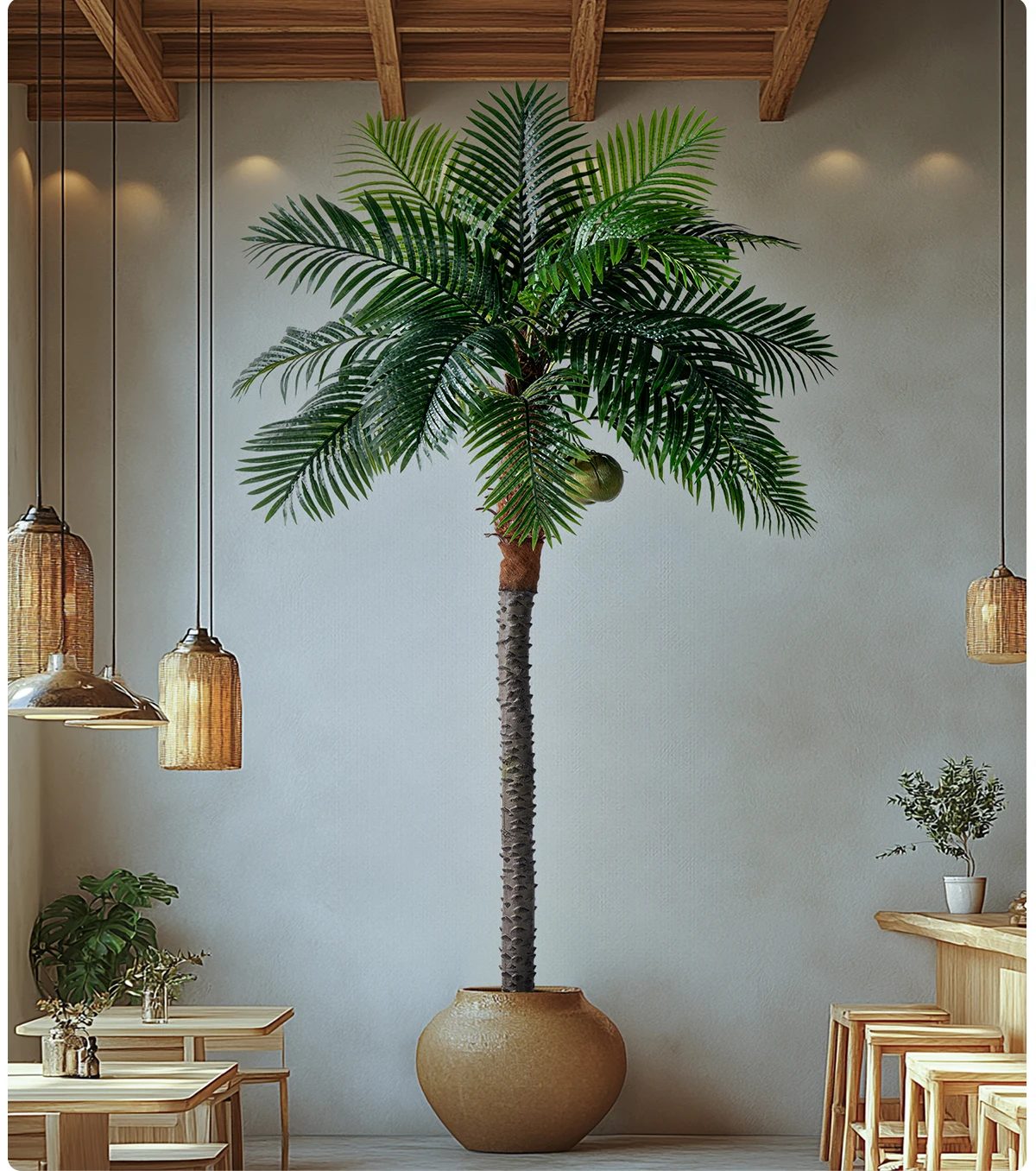  hotel decorative plants faux material-15