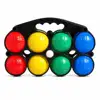 8-ball colored bocce set