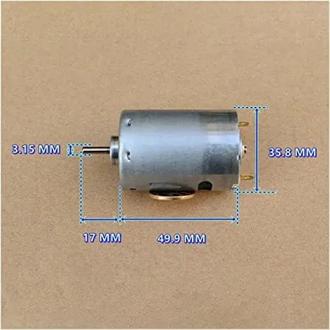 High Speed Large Torque DC Motor DC 12-24V  rs 545 Fan Motor for DIY