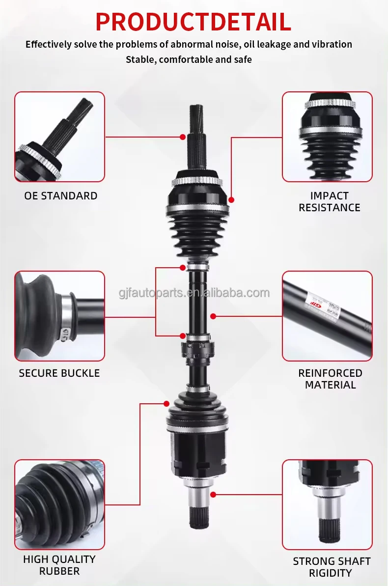 GJF High Quality Drive Shafts for Peugeot 301 & 307