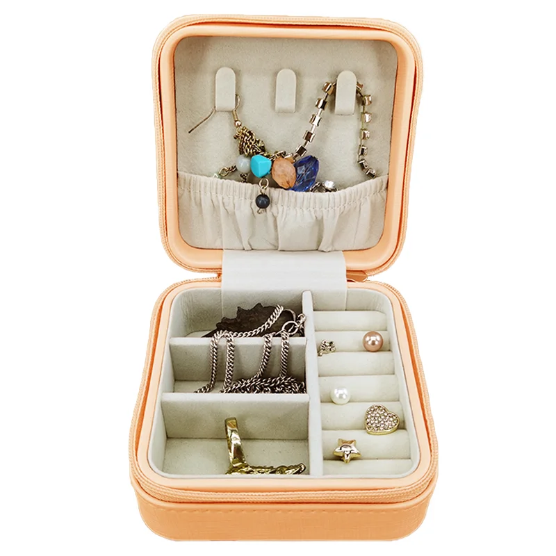 Best Selling Custom Travel Leather Jewellery Jewelry case Storage Box Boxes Small Luxury