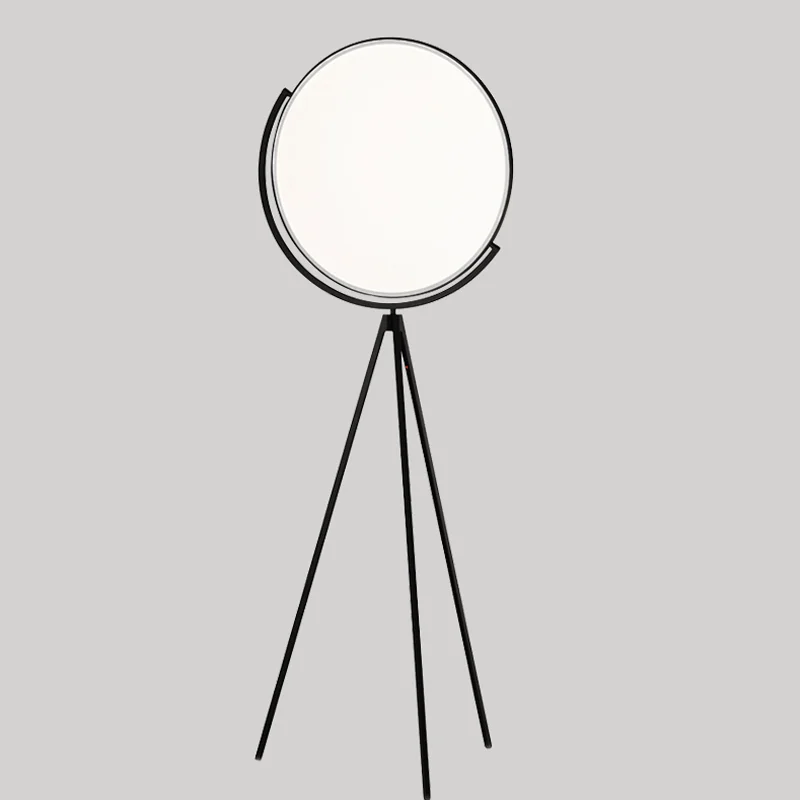 Discount black huge standing floor lamps modern indoor design hotel led art decor ground floor light