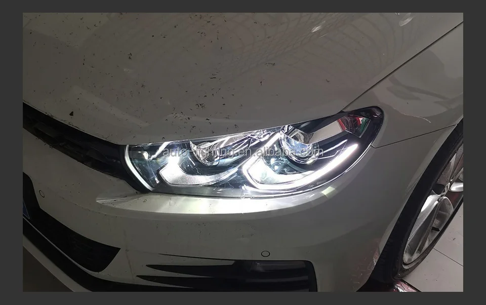 Car Lights For Scirocco R 20092017 Led Headlights Drl Fog Lamp Turn