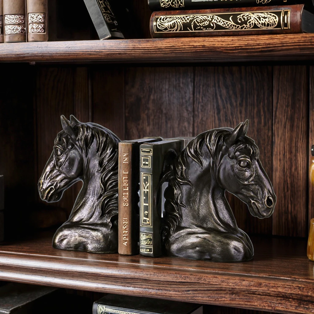 Home Decoration Sculptures Animal Bookend Ornament Resin Crafts