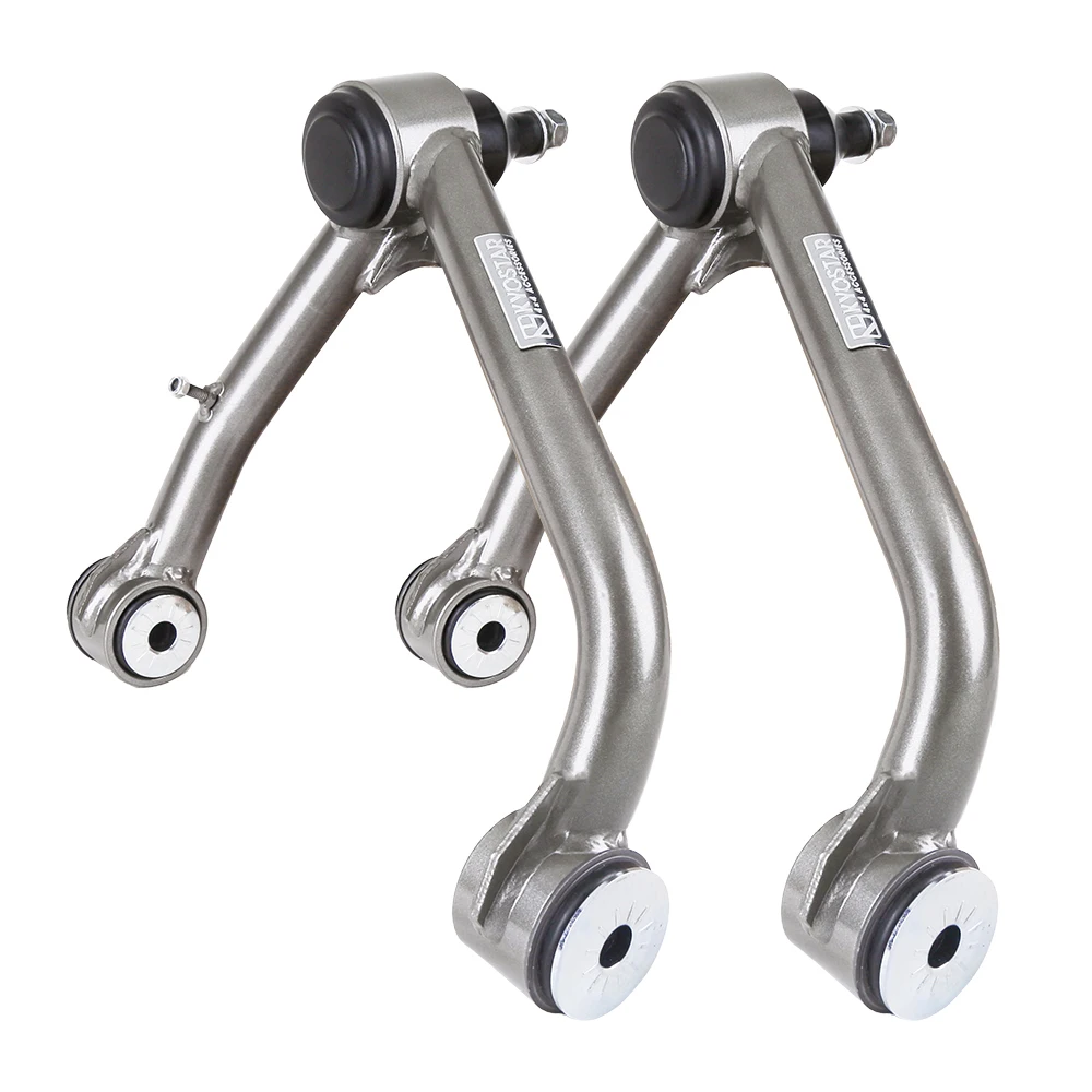 2007-2018 Chevrolet Silverado 1500 Gunmetal Pair Adjustable Front Upper Control Arms Leveling Kits