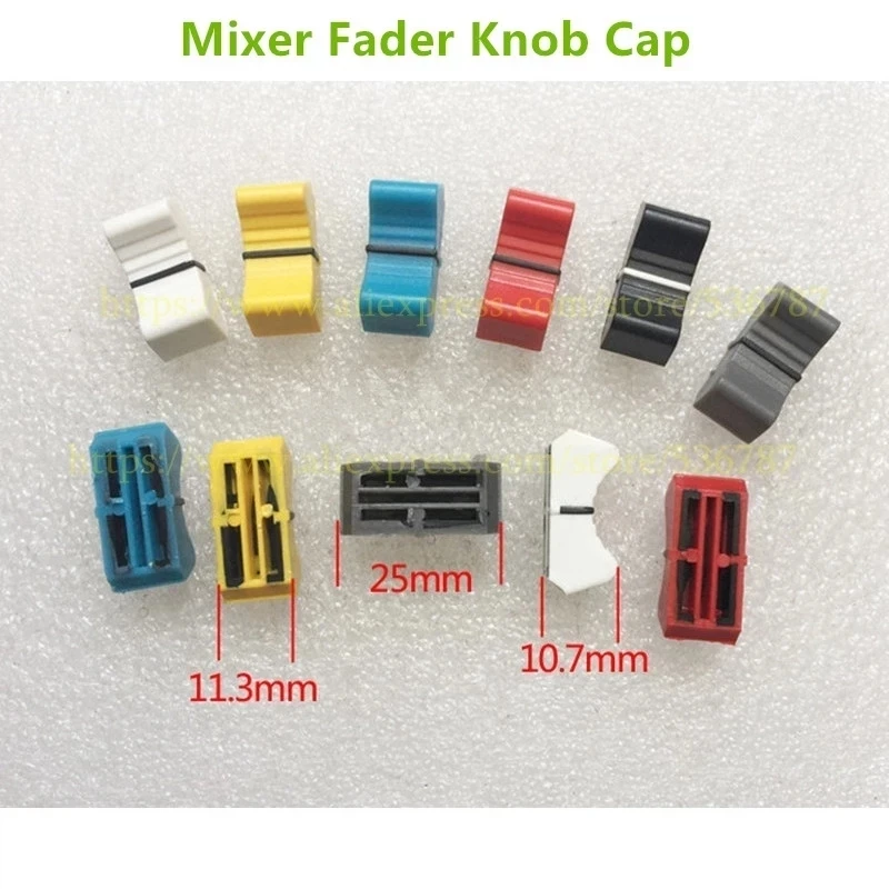 Mixer Fader Knob Cap bore19mm For Yamaha Allen & Heath Soundcraft Straight Slide Potentiometer Push Button