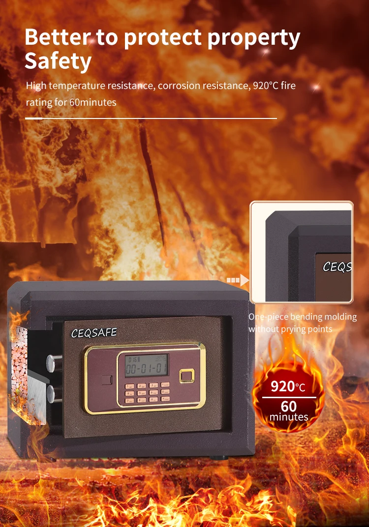 CEQSAFE China Wholesale High Quality Fireproof Safe Deposit Box for Hotel details