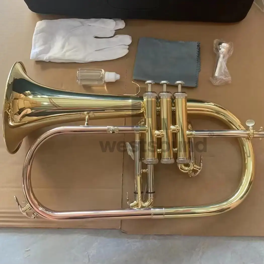 金管楽器マーチング楽器Bフラットバスホーンフリューゲルホルン