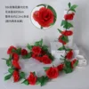 9-headed rose vine - bright red