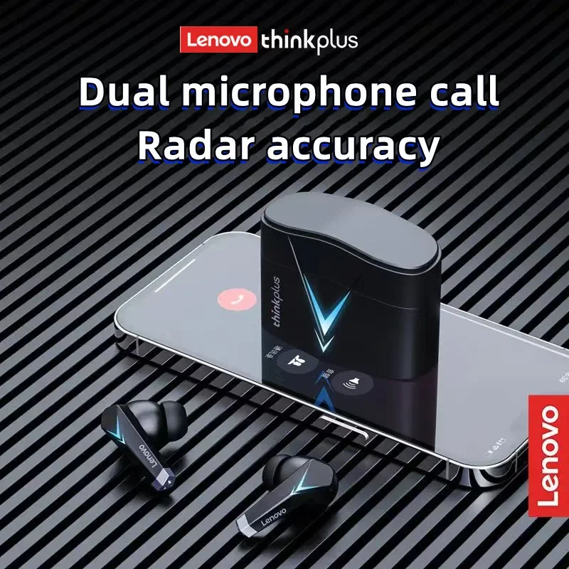 100% Original Lenovo LP6 TWS BT 5.0 Earphones Low Latency Dual Mode Music&Gaming Headsets HIFl Sound E-Sports Gaming Headphones