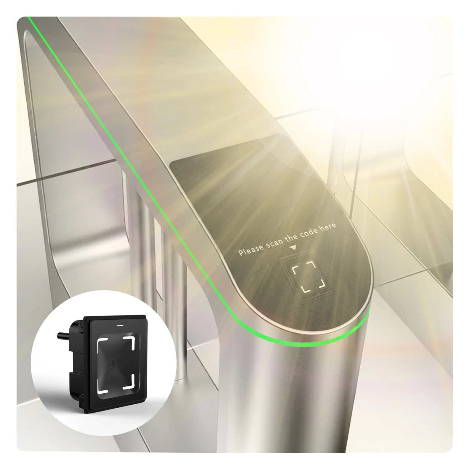 Feocey FC8135 Door Access Control System QR Code Scanner Barcode Scanner Module 2D QR Code Gate Control  Barcode Scanner
