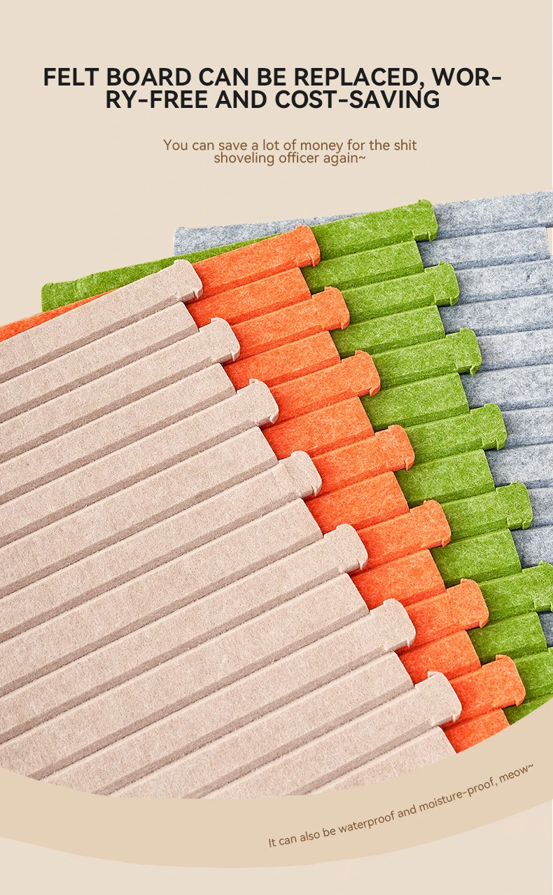 Vertical L-shaped Cat Claw Board Cat Nest One Can Not Catch Crumbs Large Wear-resistant Claw Board Cat Toy Supplies details