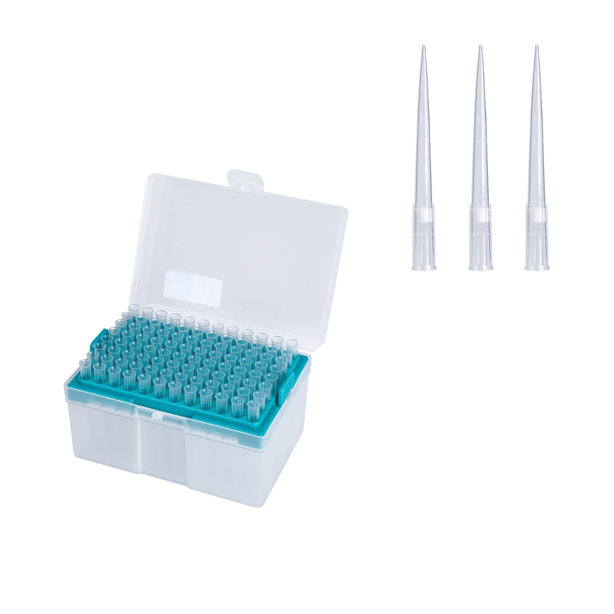 Universal Pipette Tips 20ul to 200ul Clear Racked Tips With Filter and Sterile Available Lab Liquid Handling