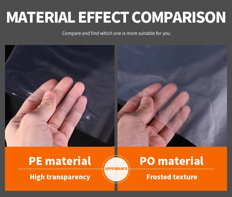 Clear Poly Opp Bags Transparent Self-adhesive Seal Clothes Opp Packing Plastic PVC Clothing Packaging Retort Pouch Accept CN;GUA details