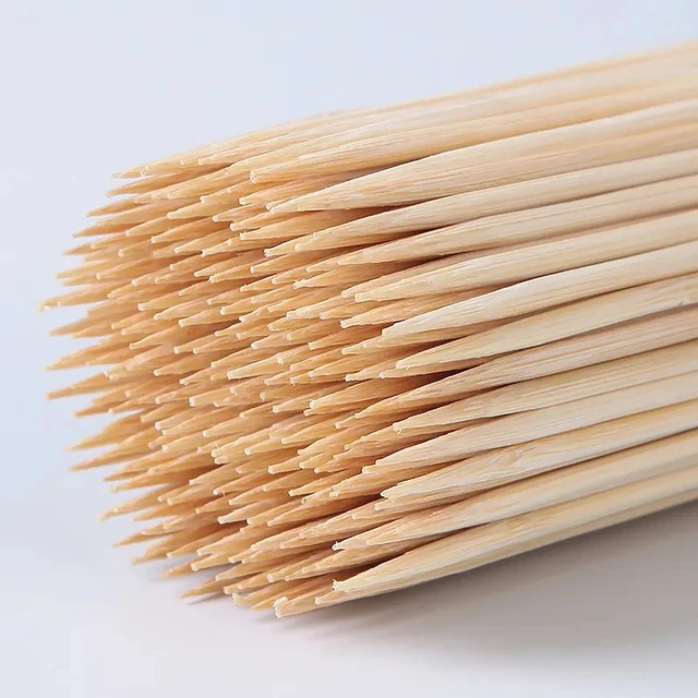 China factory manufacture bamboo and wooden bbq skewer