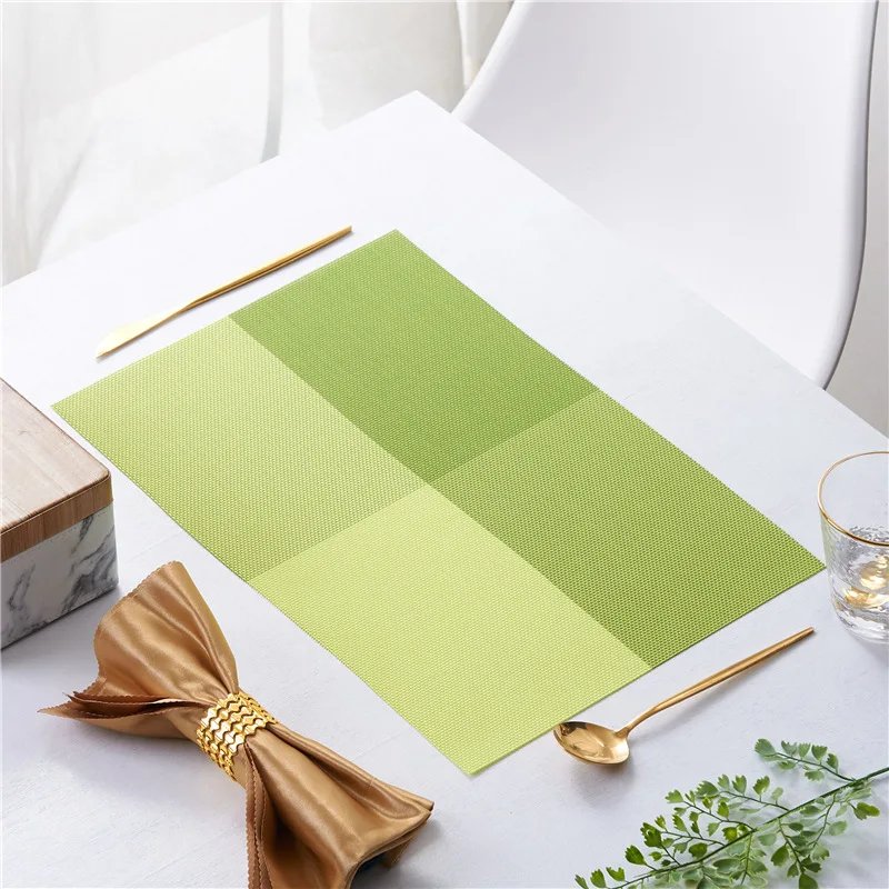 2025 PVC Vintage Table Mat Dining Mat Heat Insulated Hotel Oil and High Temperature Resistant Chinese Table Mat