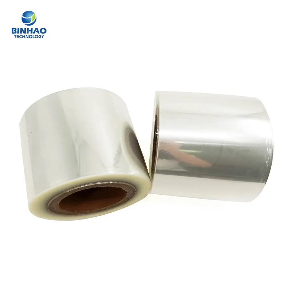 transparent cigarette packaging films Pet Tear Tape Film for Opening The Cigarette / Cosmetic Packaging Box Easily 350mm Width PVC Packaging Film