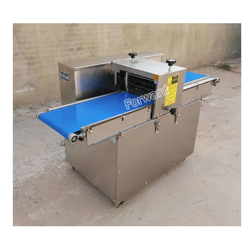 Automatic 40cm Belt Horizontal Portion Slicer Beef Skirt Steak Cutter Slicer Machine Bacon Slicer