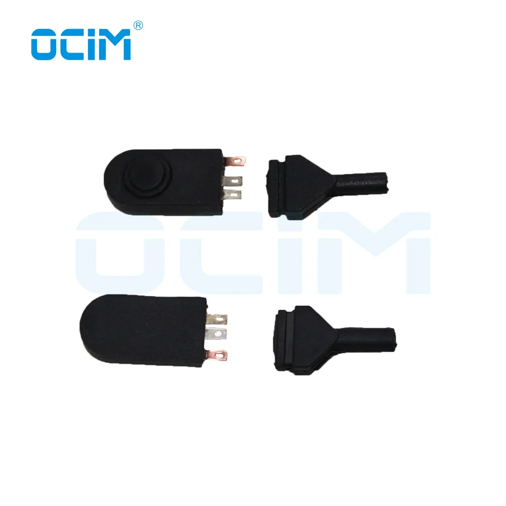 OCIM Tig Welding Torch Flat and Bulbus Single Trigger Switches Model SW-1 Black With/Without Cable