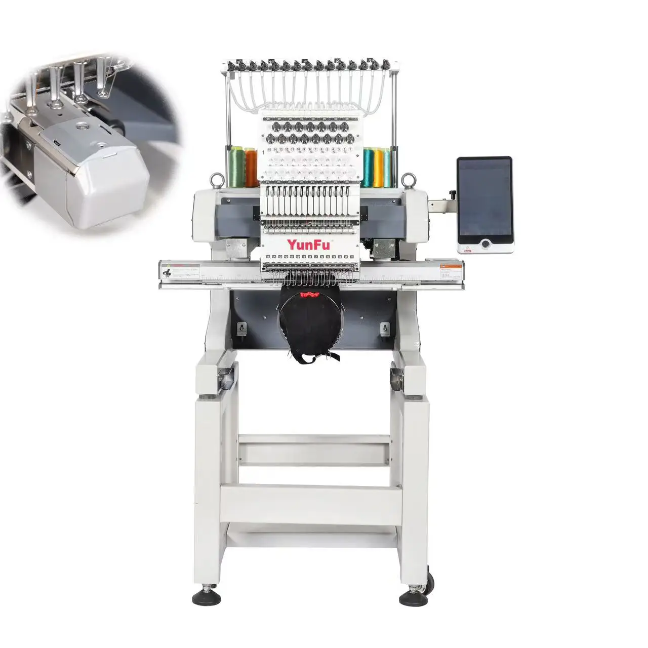 QM-1201/1501 Single Head Embroidery Machine - Automatic