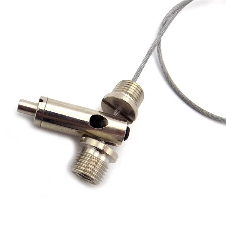 Ceiling Floor Stainless Steel Wire  Mounting  Suspension Cable Display System for Light Hanging