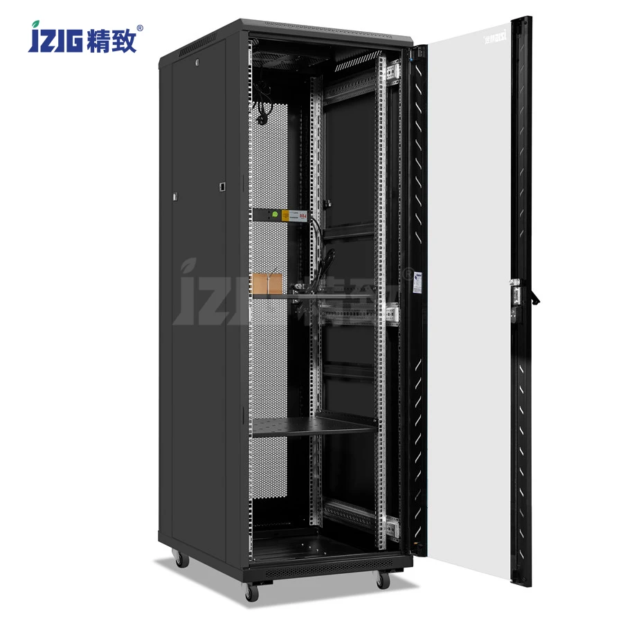 2024 New Arrival 37U Network Server Rack 19-Inch Data Center Cabinet with Cooling Fans Products in Stock
