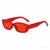 Cadre rouge et feuille rouge