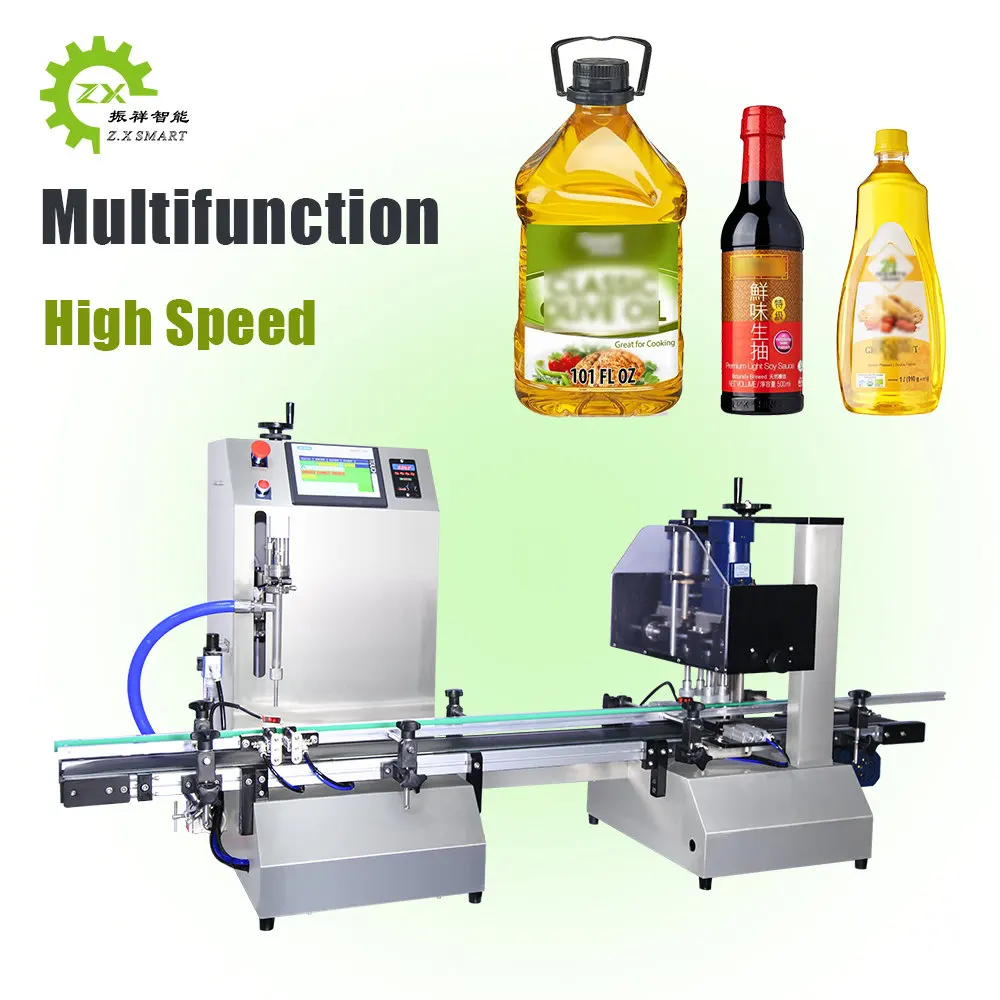 ZXSMART Factory Direct Desktop Liquid Oil Filling Machine Conveyor