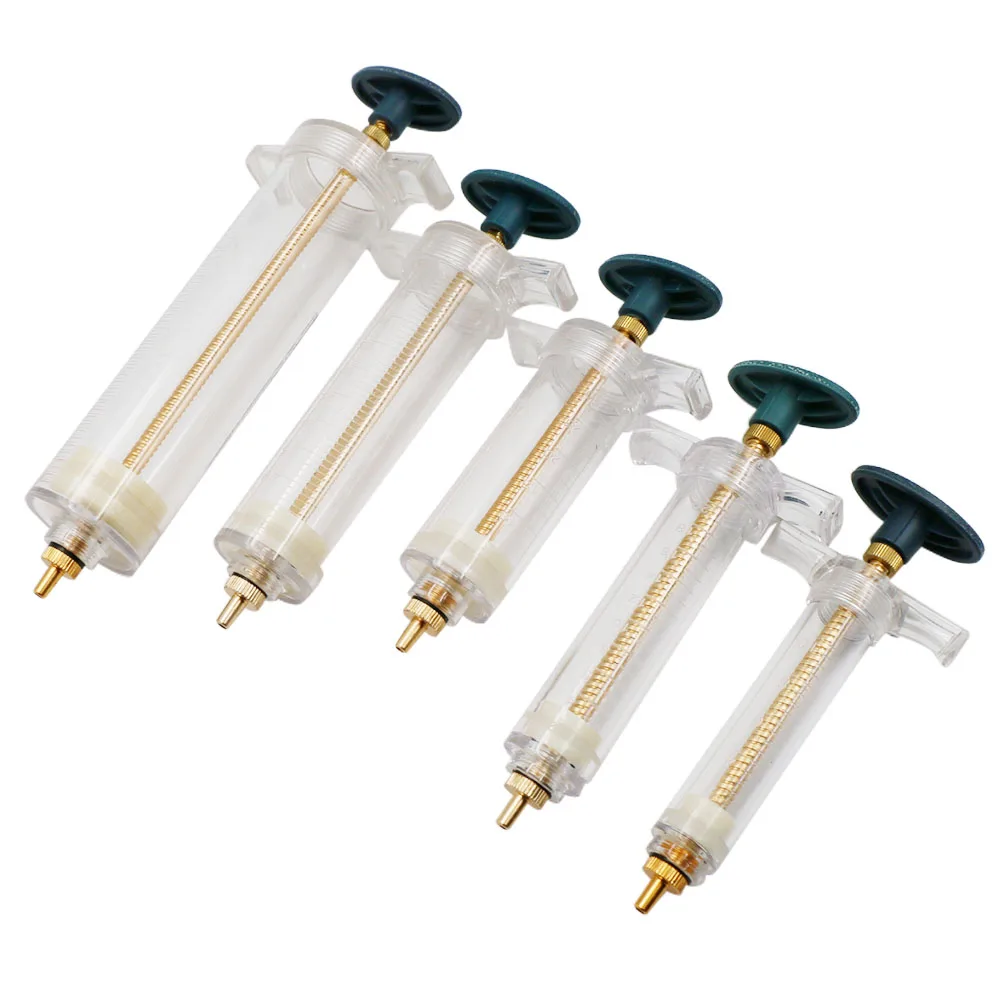 Factory Directly Hand Bird Feeding Syringe Animal Feed Dispenser Veterinary Stainless Feeding Tube Syringe