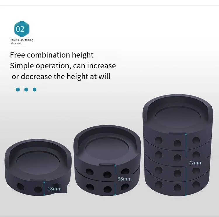 Manufacturers direct washing machine cushioned foot mat refrigerator base rubber non-slip mat furniture increase foot mat supplier