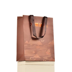 Custom LOGO High-quality Coated Paper Multiple Color Options Design Submission Accepted Paper Bag Product Packaging Bag Event