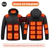 Nero 21 zone Riscaldato