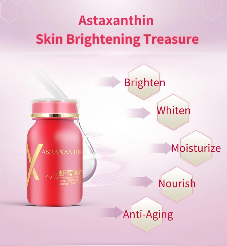 Prof.ding Astaxanthin Tablet Antioxidant Antiaging Whiten Skin