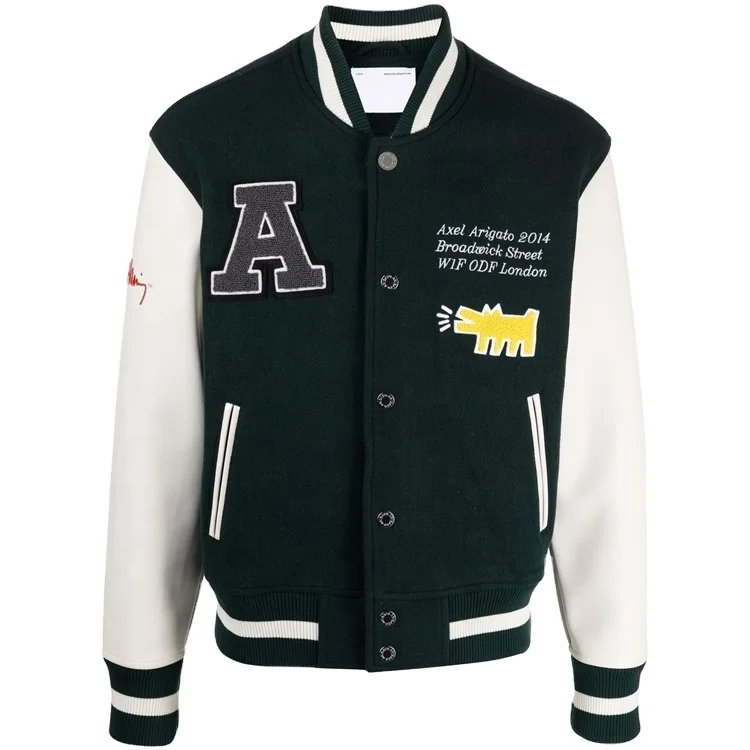 Винтажная зимняя куртка с вышивкой логотипа на заказ от производителя, спортивная бейсбольная куртка-бомбер, Студенческая куртка, куртки большого размера