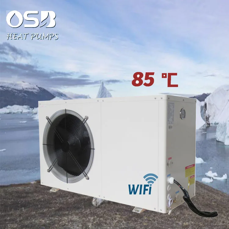 Тепловой насос EVI с высокой температурой воды и Wi-Fi от источника воздуха к воде домашний нагреватель горячей нагревательные насосы бак для ванной