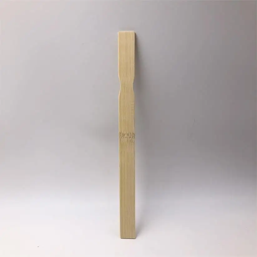 High Quality Disposable 28cm Length Groove Bamboo Paint Stir Sticks For Paint