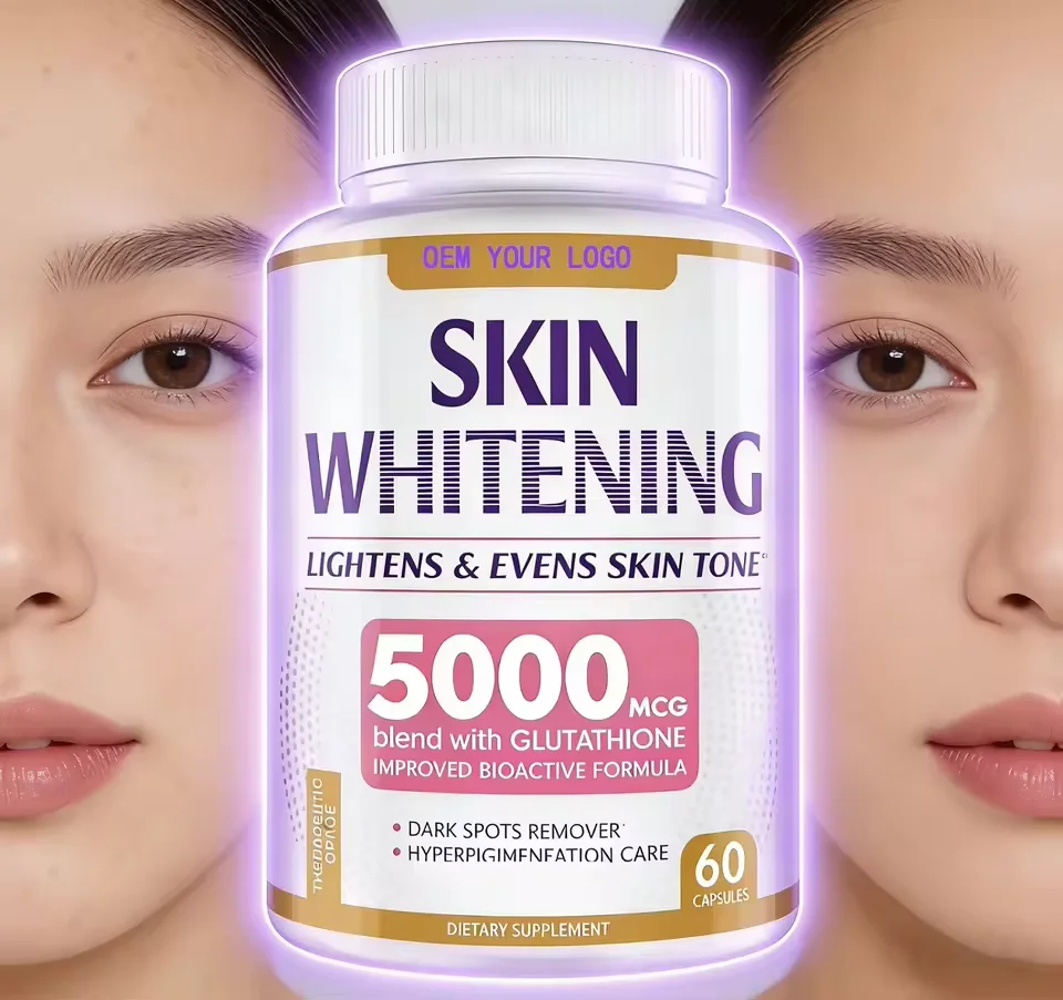 Skin Whitening Pills Tablets Remove Dark Spot Beauty Supplement Brightening 5000mg Gluta Skin Whitening Capsules