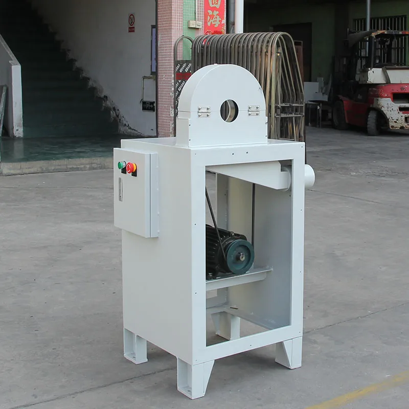 Pipe Finishing and Polishing Machine for Polish and buff Straight or Bent Tubes with Round Oval of Stainless Steel