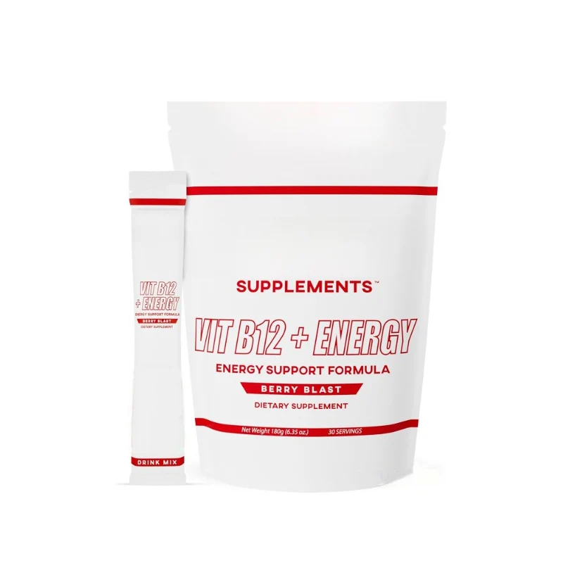 Oem Organic Vitamin B12 Energy Drinks Flavored Energy Drink Powder