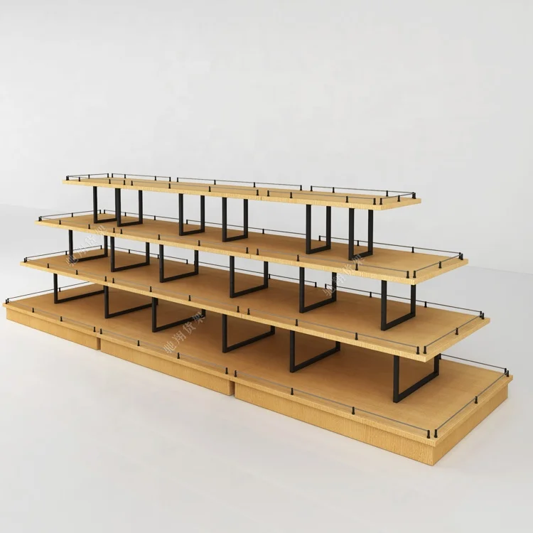 General Store Items Retail Display Racks MINISO Commercial Display Shelf and Multipurpose Store Table