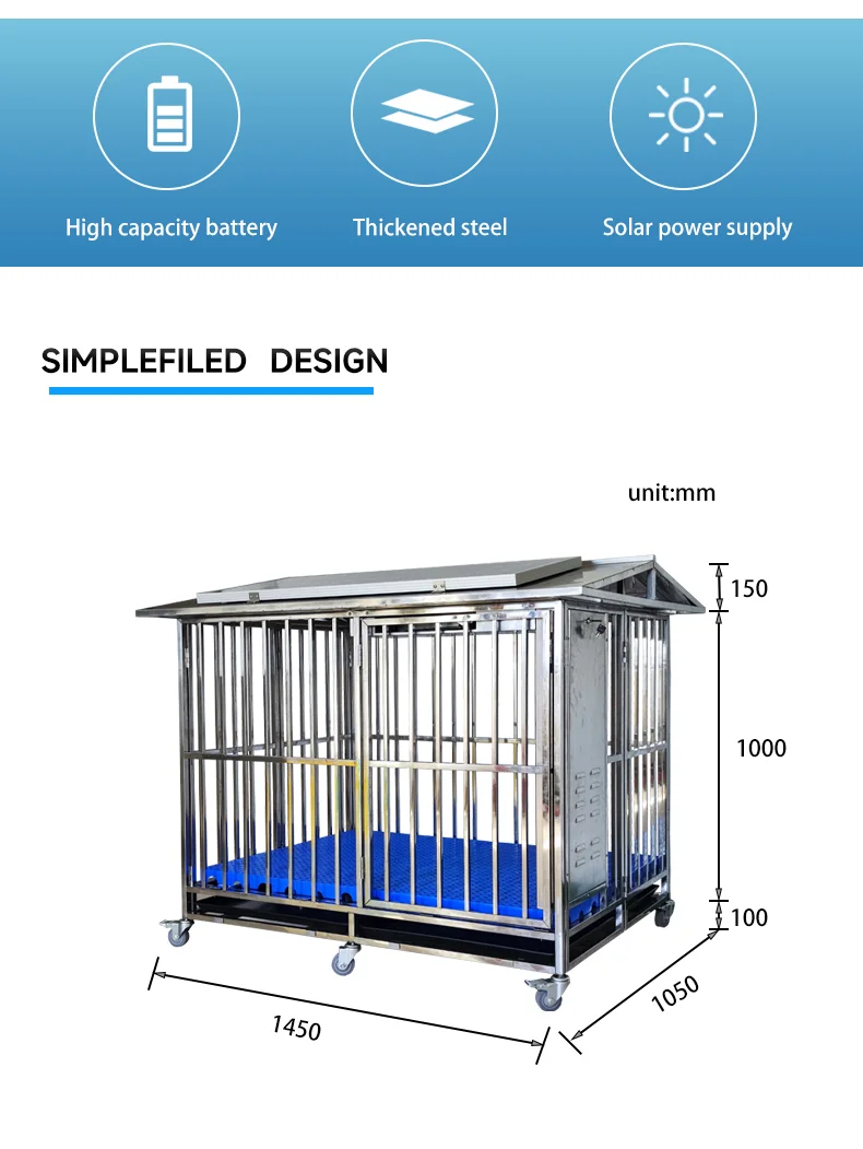 Headleader Customizable Smart Feature Dog House Pet Cages Carrier Dog