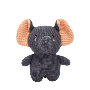 Handmade Soft Doll Plush Toy Custom Cute Wholesale Small Crochet Stuffed Animals Elephant