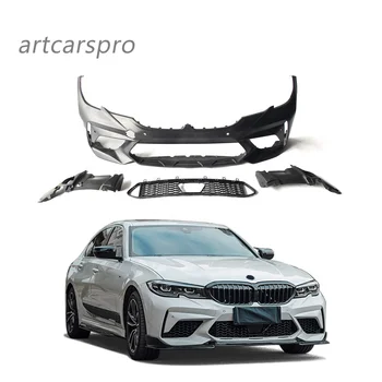 PP Plastic Materials G20 Body Kit Car Bumpers For Bmw 3 Series G20 G28 2019-2021 Upgrade M3C With Grille