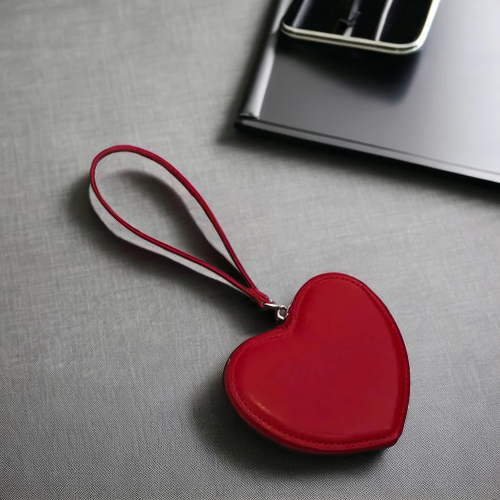 JIOMAY Kawaii Wallet for Girls Designer Purses for Women Wedding Card Mini PU Leather Heart Bag Wholesale Cute Coin Clutch