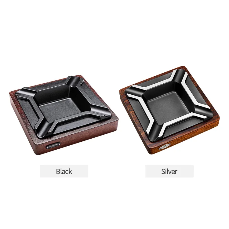 Китайский и европейский дизайн CIGARLOONG подходит для домашних офисных пепельницы сигар металлический пепельница большого калибра с 4 слотами