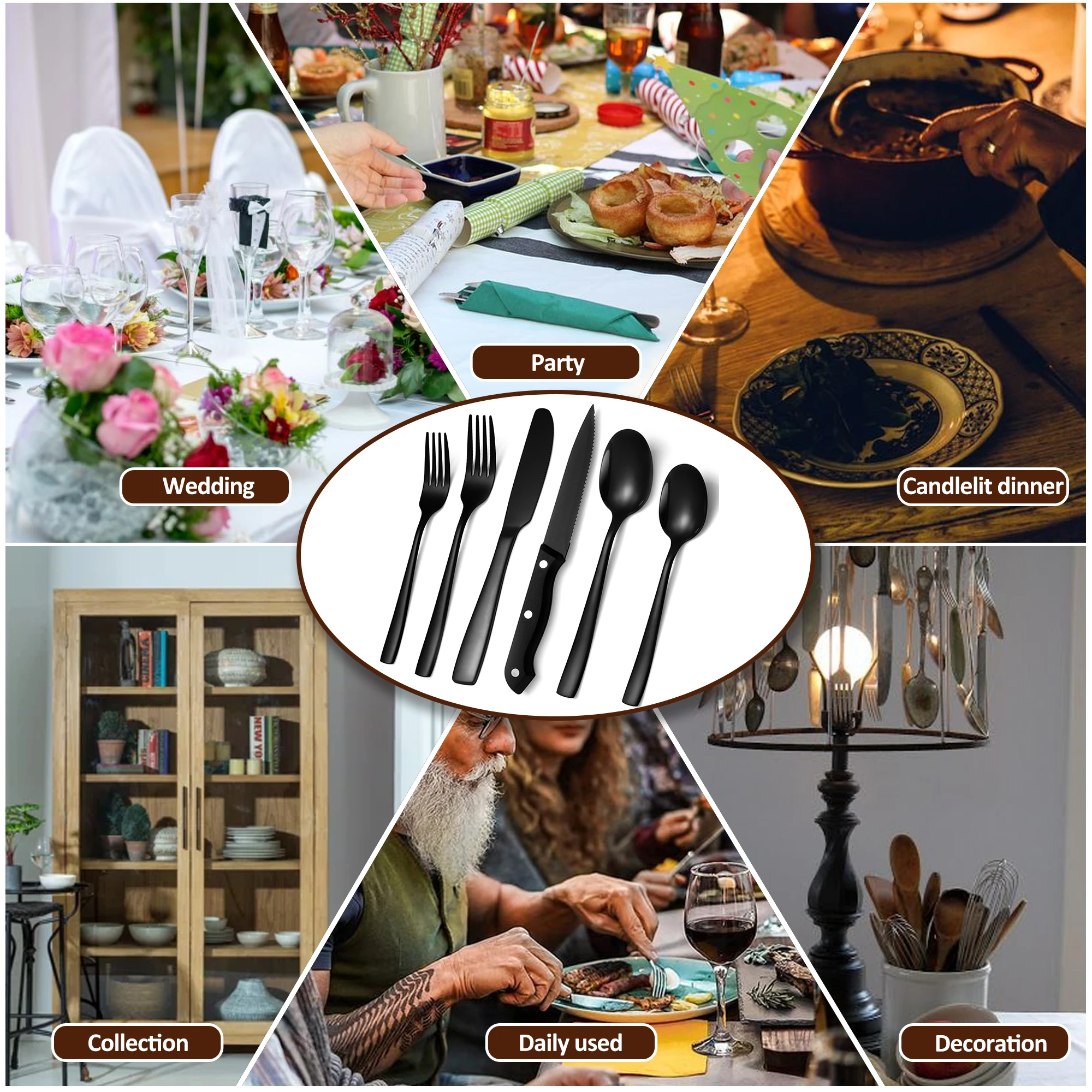 Amazing Hot Sell Silverware Sets Perfect for Any Event