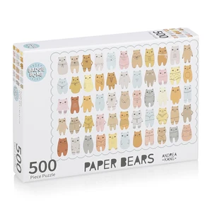 Custom 500pcs Puzzle Game Enthusiasts Genre Jigsaw Puzzles Cartoon Paper Jigsaw Puzzle for Adults and Children