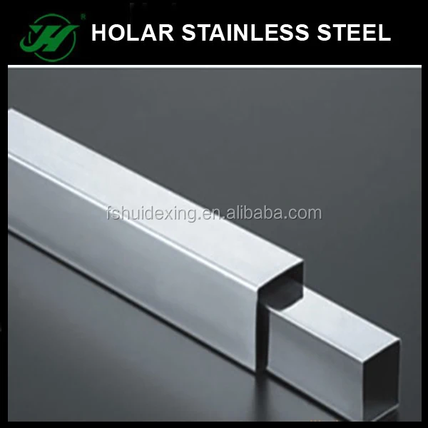 astm erw cut Polished decorative 19*19mm square stainless steel tube pipes astm alloy