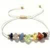 Bracelet de gravier irrégulier coloré